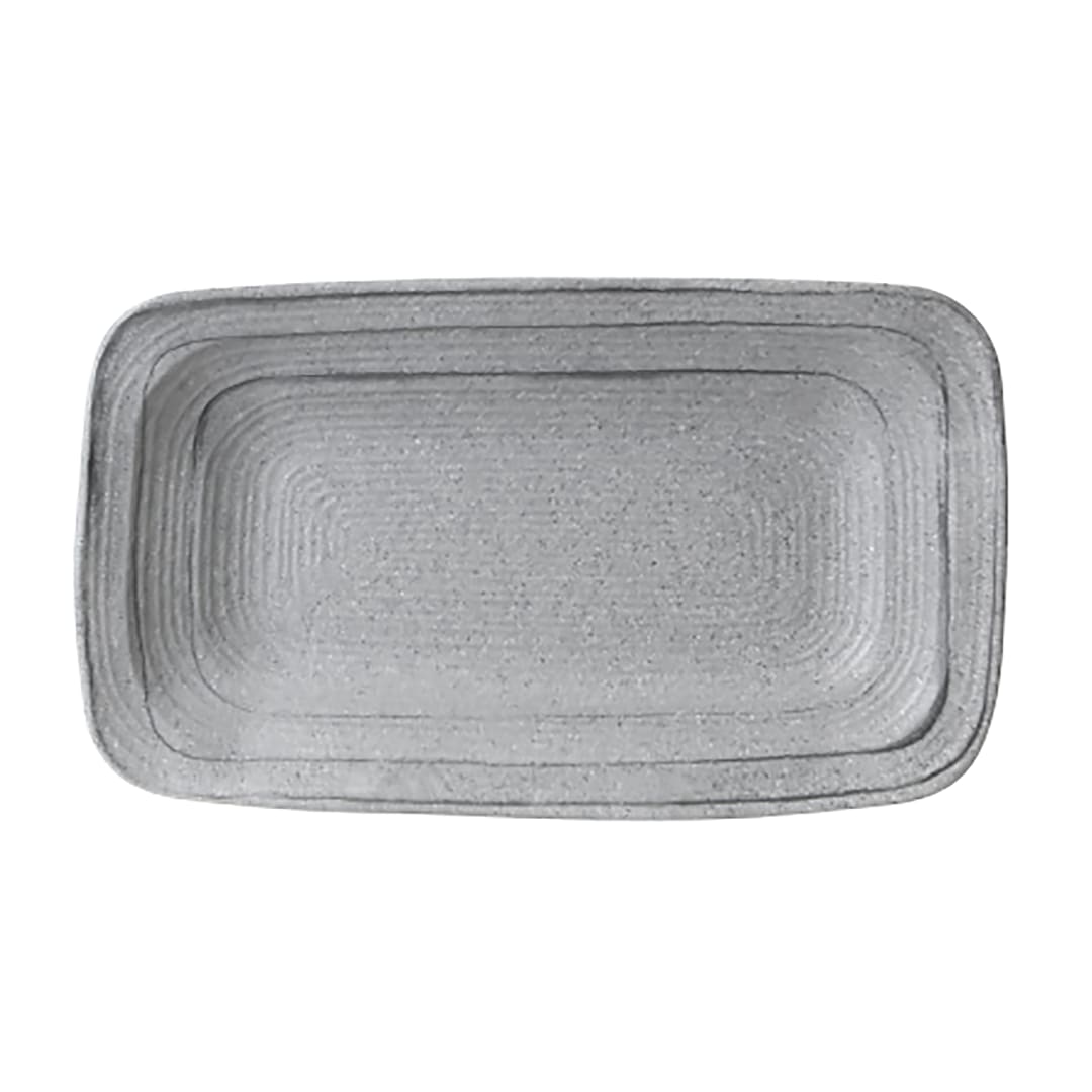 EGS D127PLST-GSD Della Terra Granite Stone 12" x 7" Plate - 6 / CS