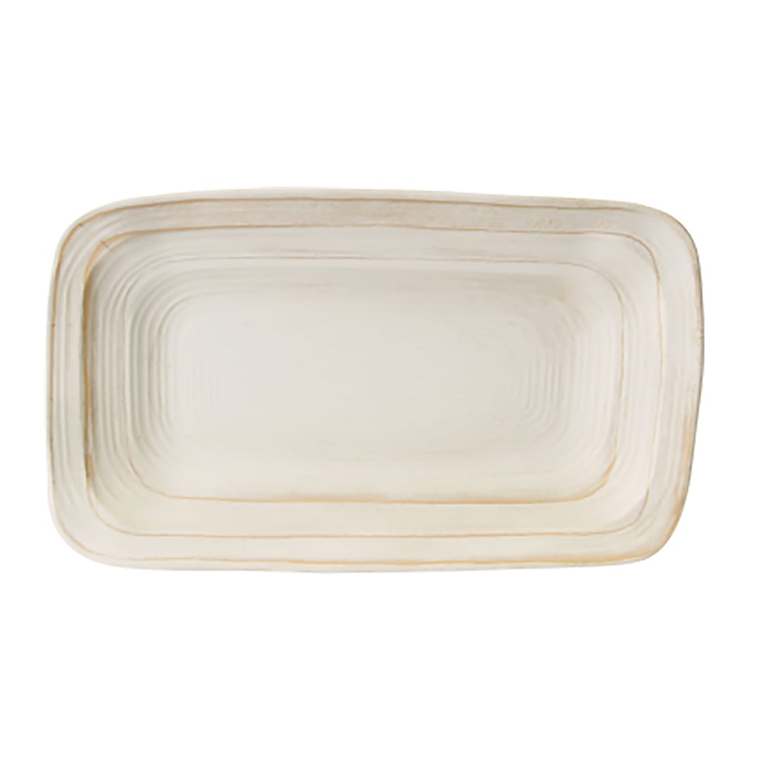 EGS D127PLST-OWD Della Terra Off White 12" x 7" Plate - 6 / CS