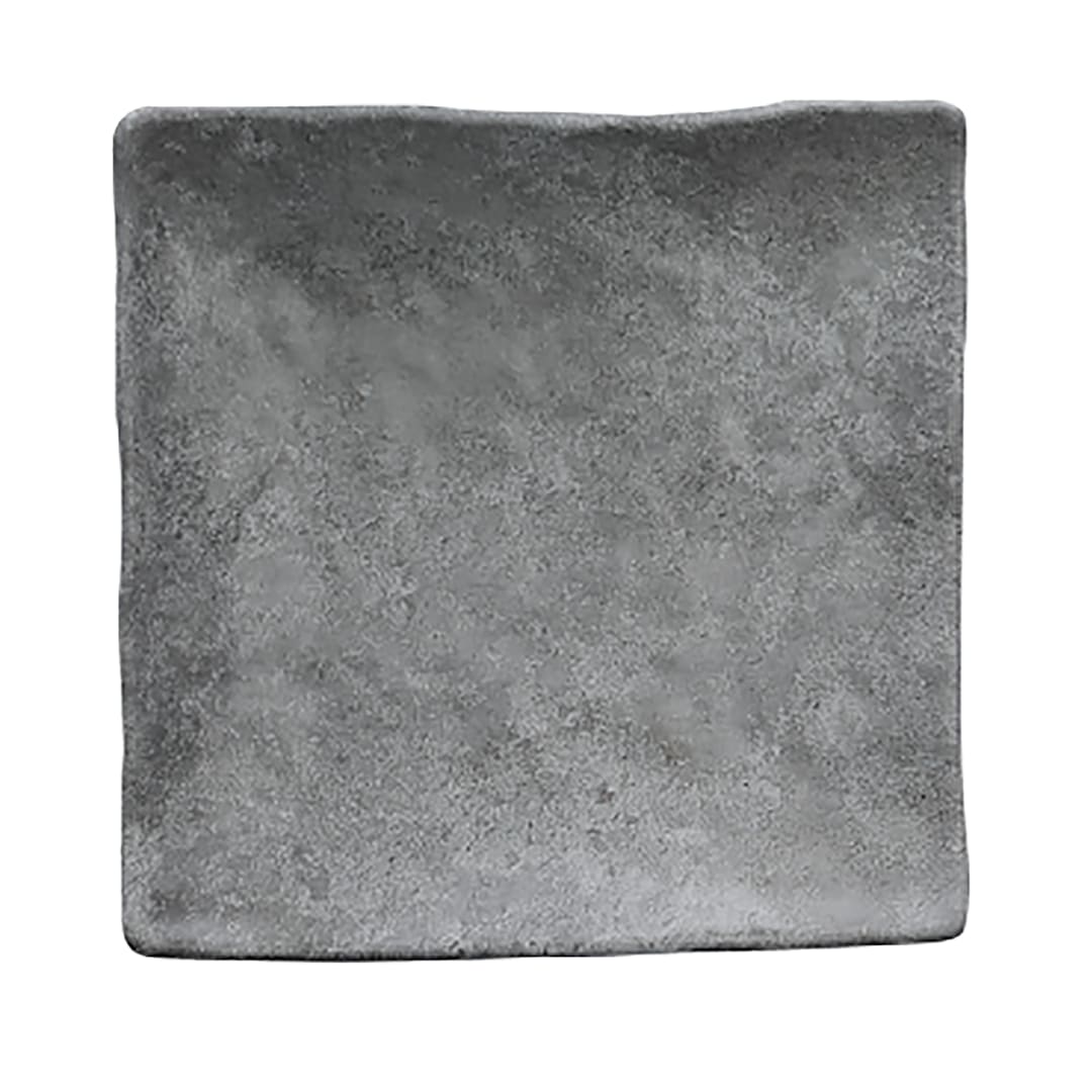 Elite Global Solutions D812SQ-CO Basalt Coal 8" Square Plate - 6 / CS