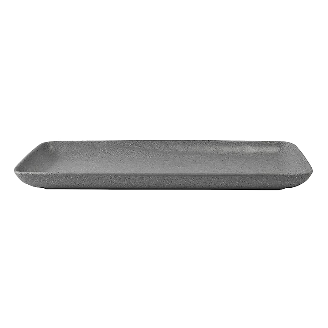 EGS RT146RC-GS Tenaya Granite Stone 14.5" x 6.5" Plate - 6 / CS