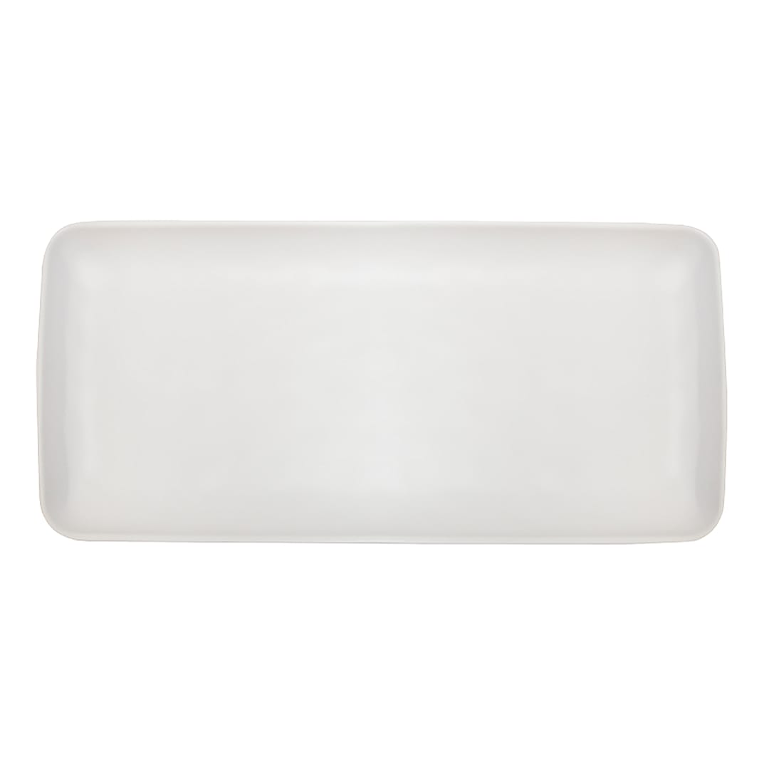 EGS RT146RC-OW Tenaya Off White 14.5" x 6.5" Plate - 6 / CS