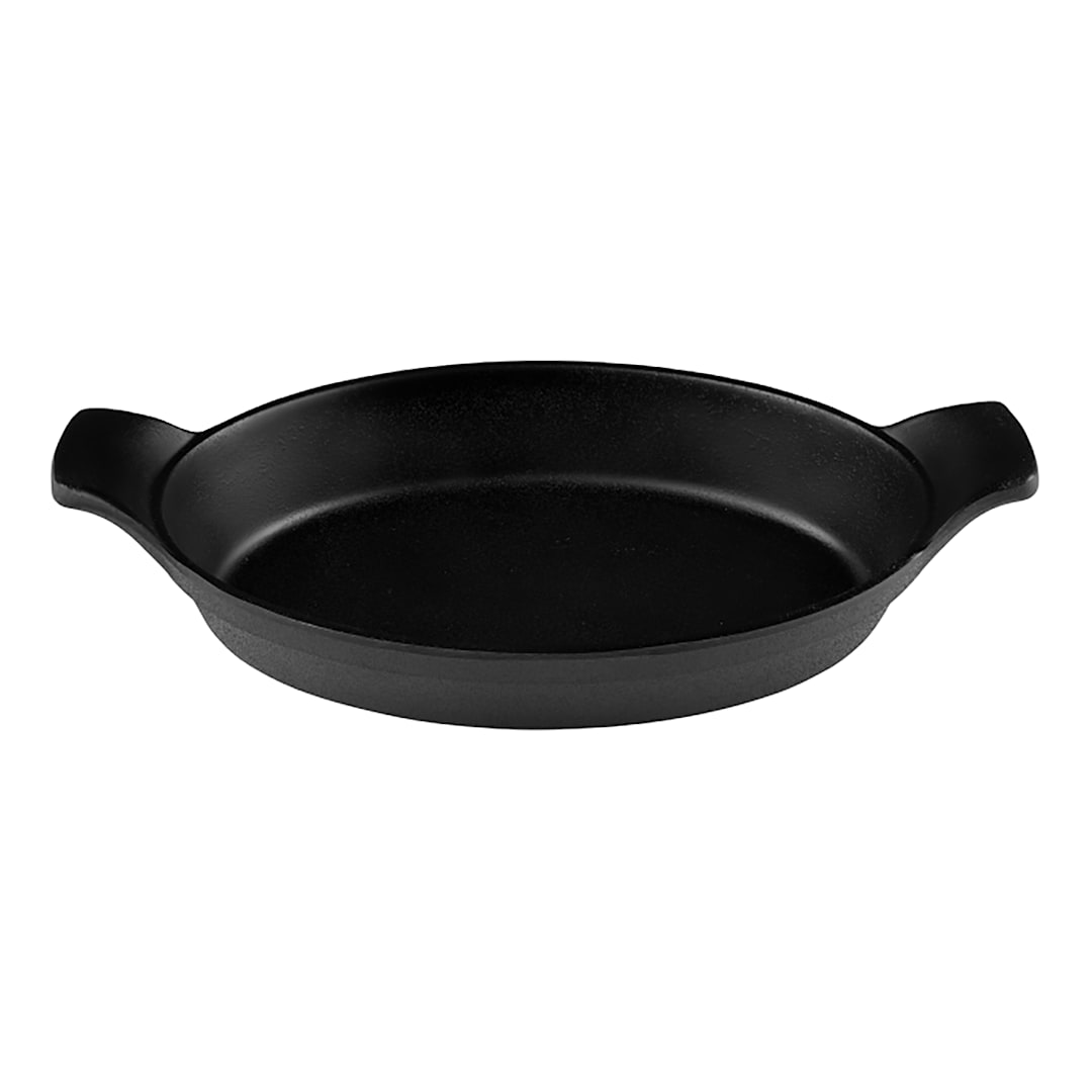 EGS MFP85OV-B Black 8.25" x 5.5" Faux Cast Iron Skillet