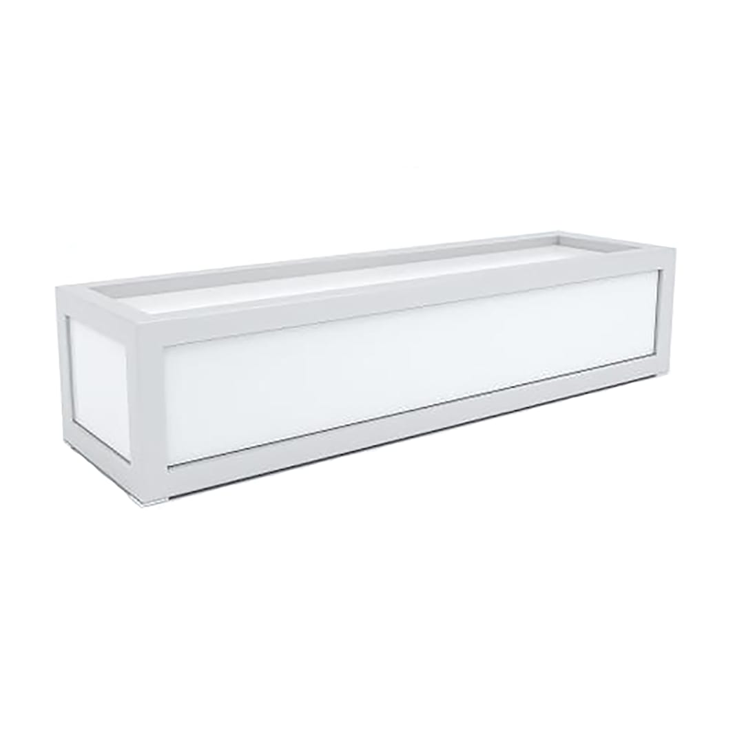 DisplayDispensary.com DDBRSWHT Small Brandable Riser with Inset Top