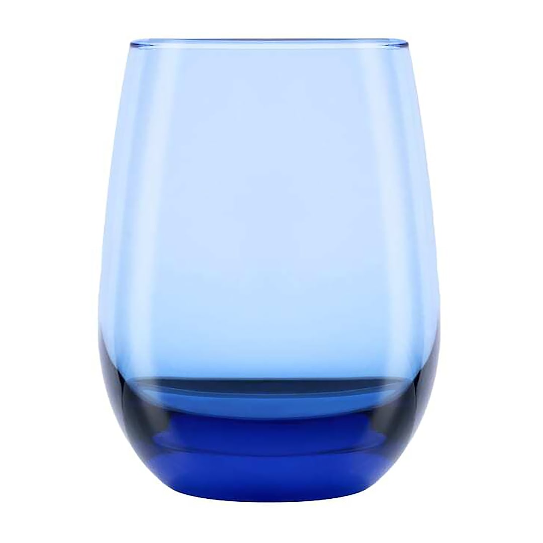 Libbey 231L Tidal Blue 15-1/4 Ounce Stemless Wine Glass
