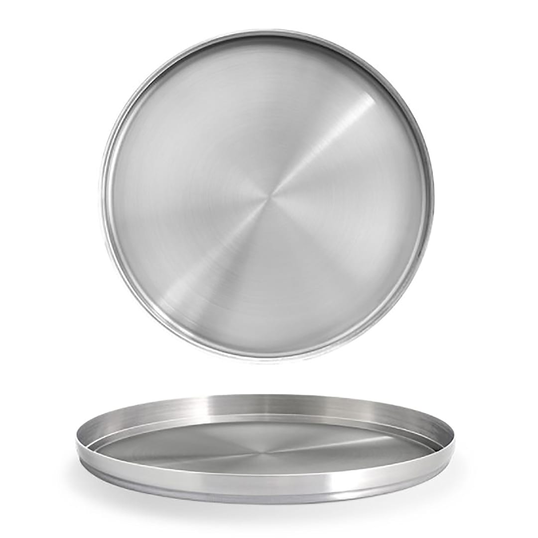 FOH DDP071BSS23 Soho Brushed S/S Round 9" Plate