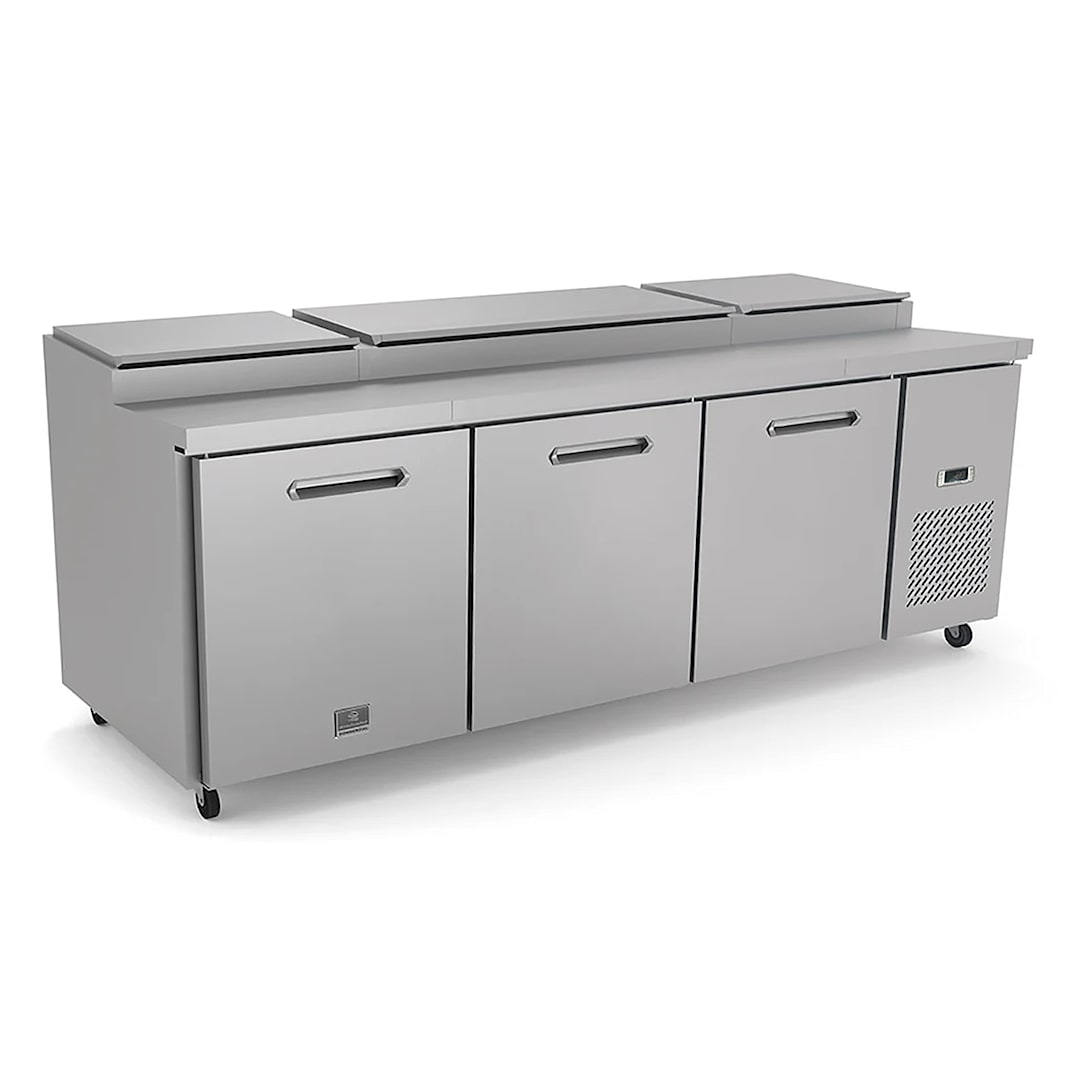 Kelvinator KCHPT92.12 115/60/1-Phase 3-Door Pizza Prep Table