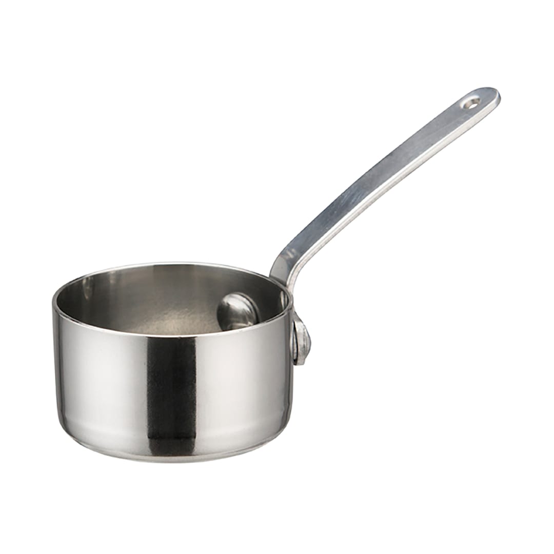 Winco DCWA-101S Stainless Steel 2 Ounce Mini Sauce Pan