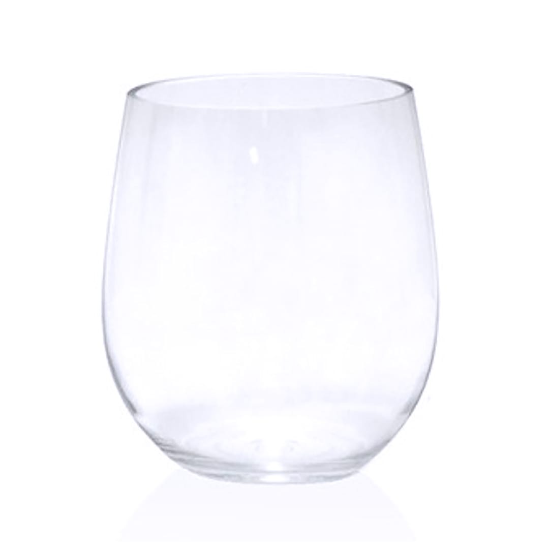FOH AWI004CLT23 Drinkwise Resin Stemless 15 Oz. Wine Glass