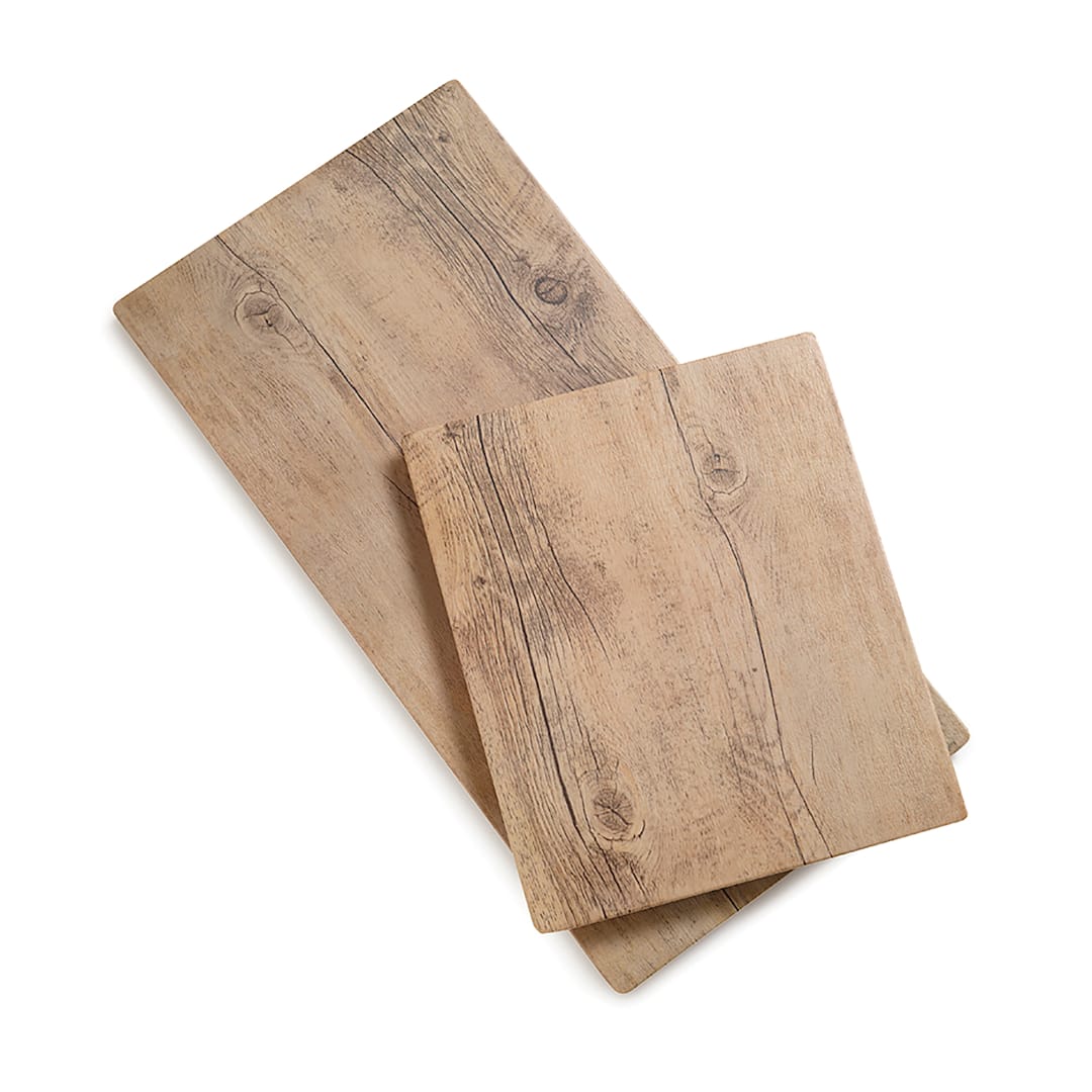 G.E.T. SB-2010-OW Granville Faux Oak 20" x 10" Display Board - 3 / CS