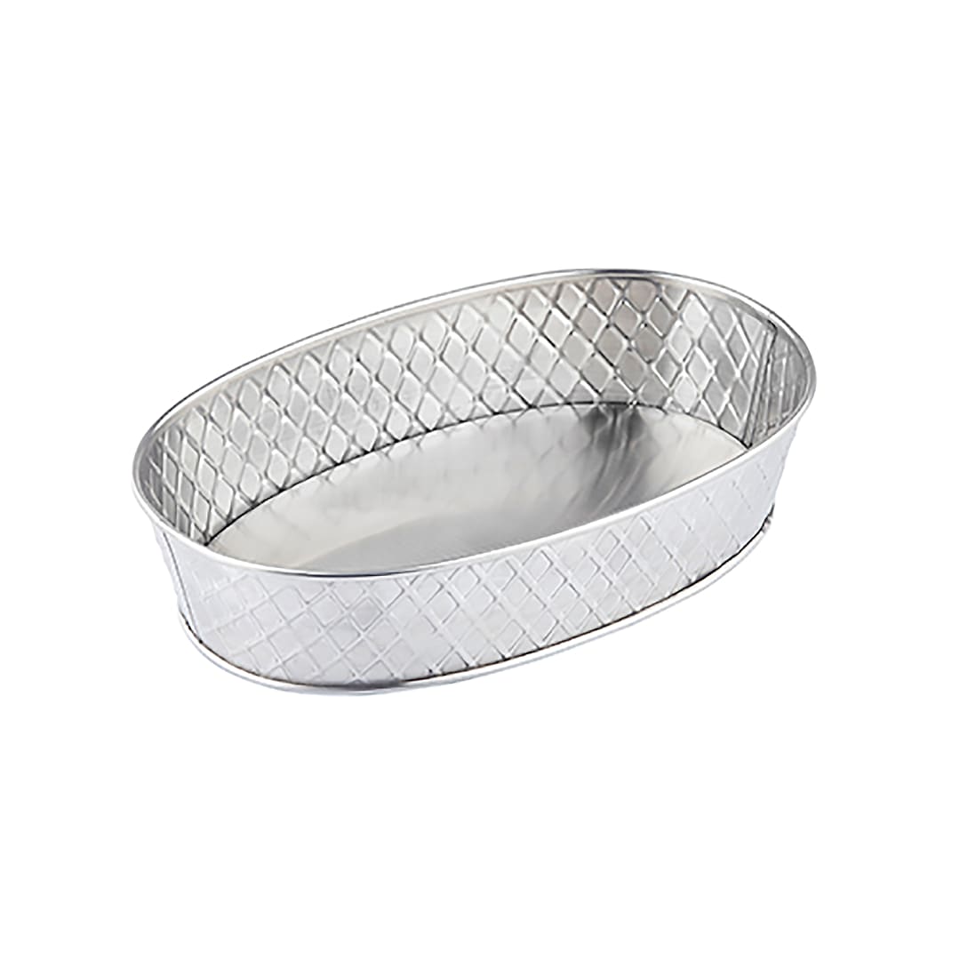 Tablecraft 10036 Lattice Collection S/S 9-1/2 x 6 Oval Platter