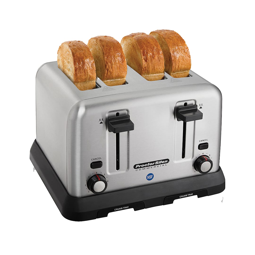 Proctor Silex 24855 120V 4 Slot Toaster with Smart Bagel Function