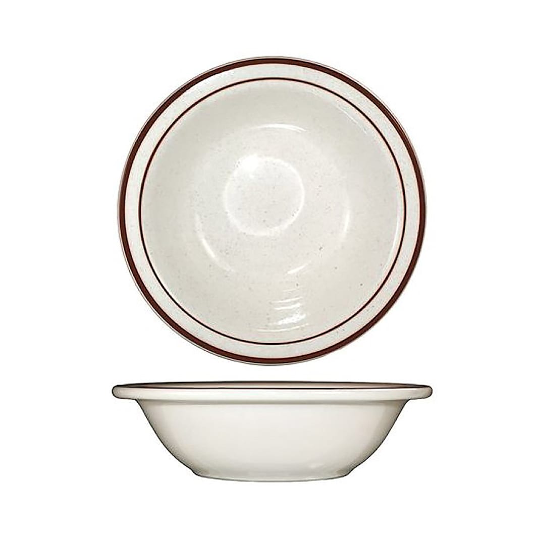 Int'l Tableware GR-10 Granada Brown Speckle 14 Ounce Bowl