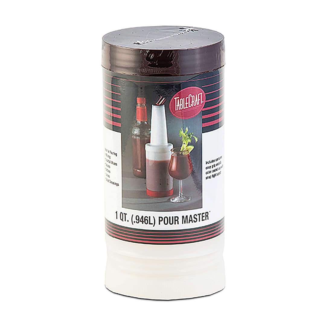 TableCraft 8032BR Brown Spout/Lid Complete Quart Pourmaster