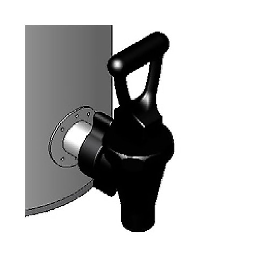 Bunn 03260.0103 Black Replacement Faucet for Iced Tea Dispenser