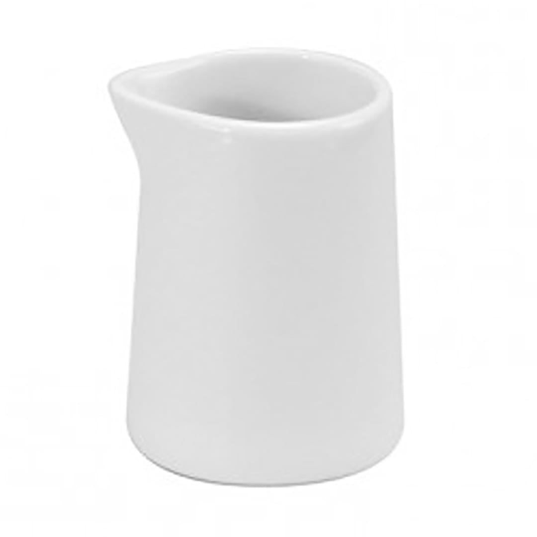 1880 Hospitality F8000000805 Bright White Ware 7 Oz Porcelain Creamer - 36/CS