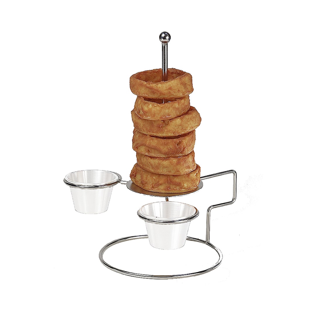 G.E.T. 4-81878 S/S 4"D x 7"H Onion Ring Tower