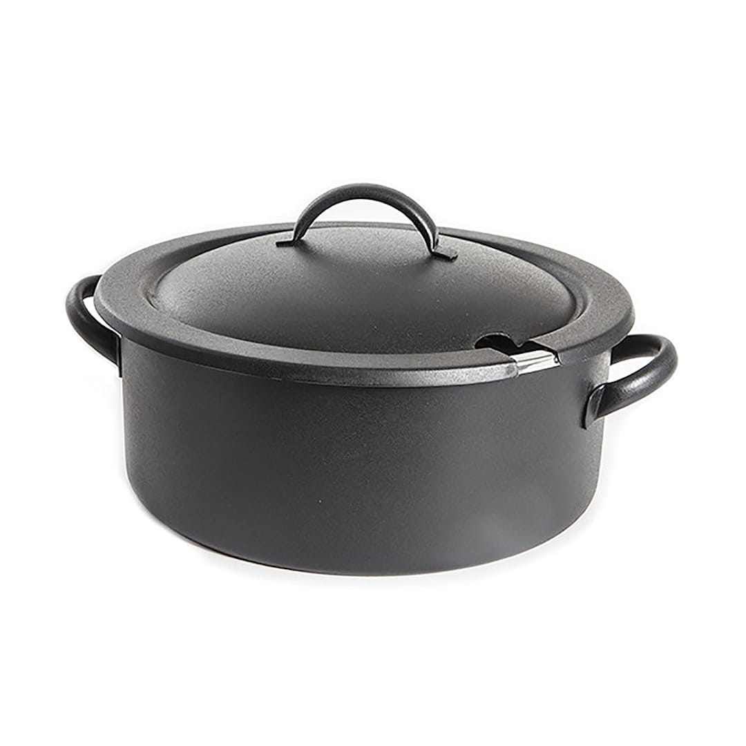 D.W. Haber DW05CWG8BK HomeStyle S/S Black 5.5 Quart Soup Marmite