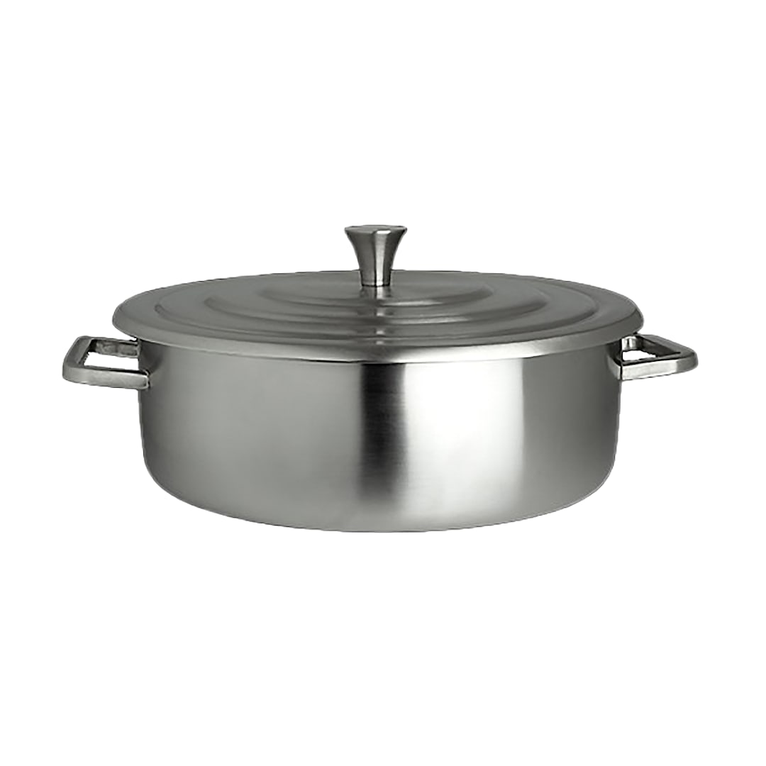 Steelite 7352MW301 Creations S/S Round 4 Quart Homestyle Chafer