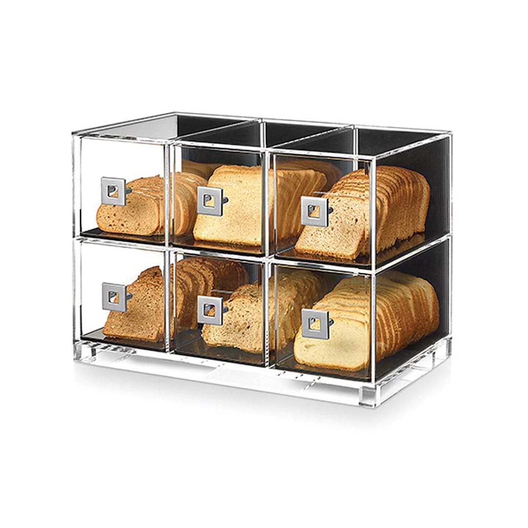 Rosseto BD115 Acrylic 6 Drawer Bakery Case