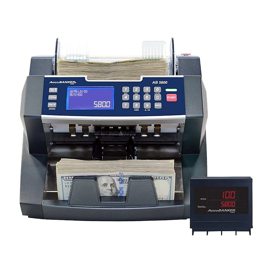 Dunbar Security AB5800 Bank Grade Batch Value Bill Counter