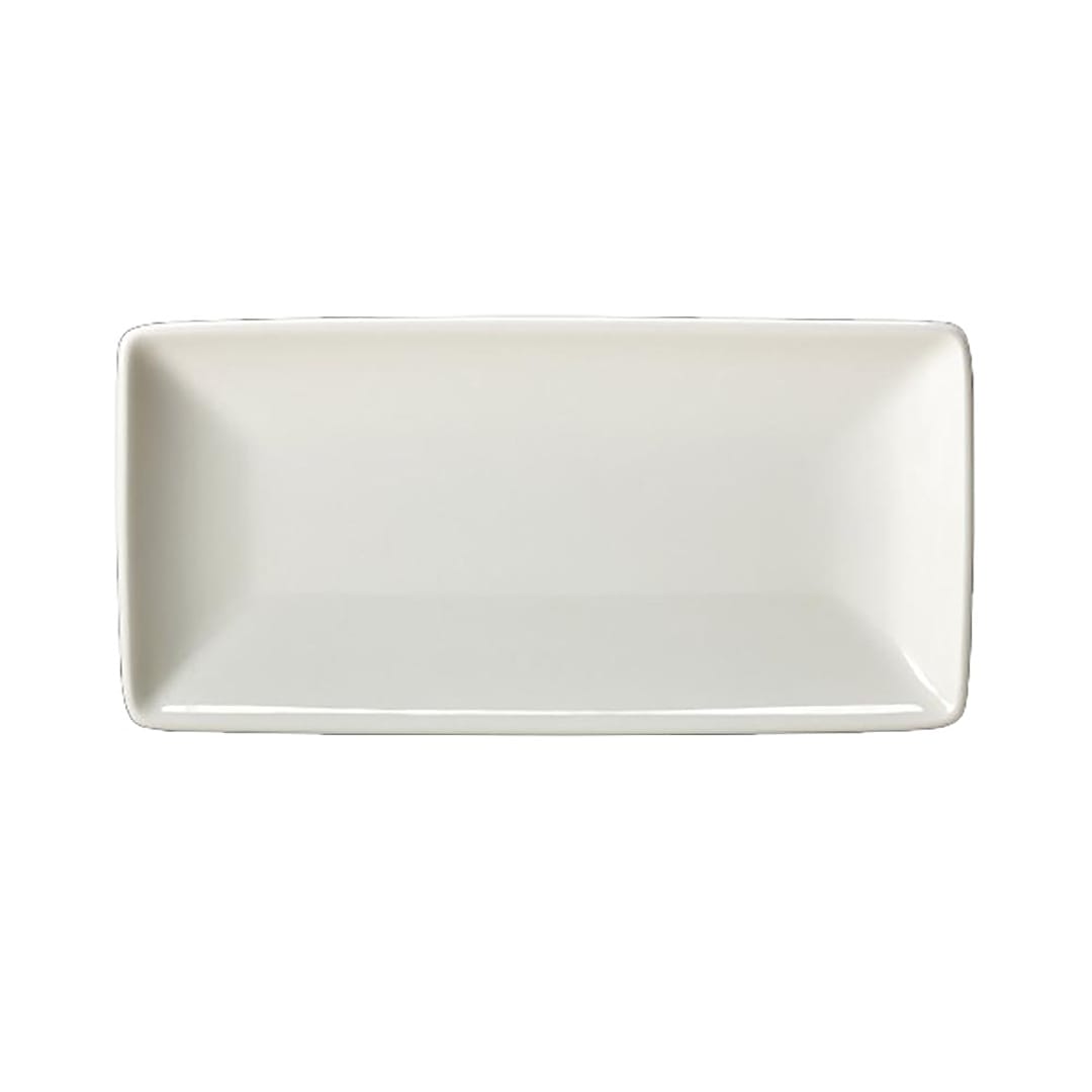 Steelite 11070618 Taste 8" x 4 White Rectangle Plate - 6 / CS