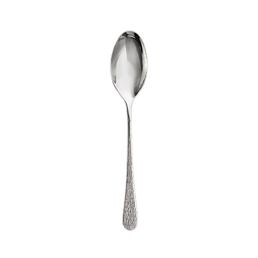 Steelite 6029SX003 Skye 7.4" Stainless Steel Oval Bowl Spoon - Dozen