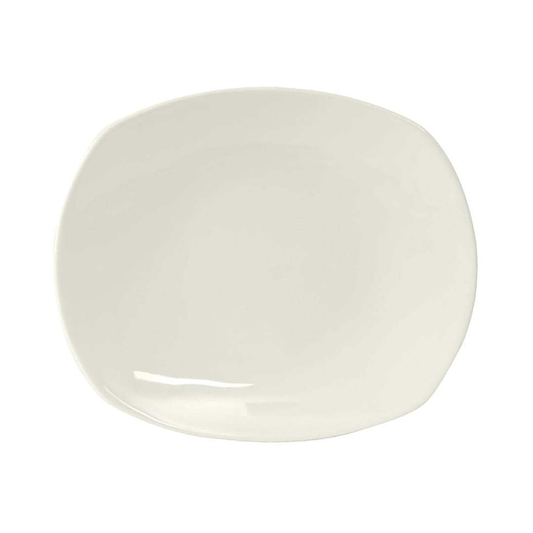 Tuxton AAU-004 Napa Pearl White 8-1/8" x 6-7/8" Plate