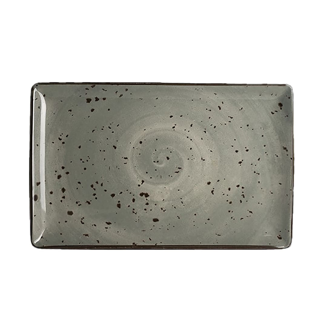 Steelite 7065MM300 Urban Smoke 12" x 7-1/2" Rectangle Tray