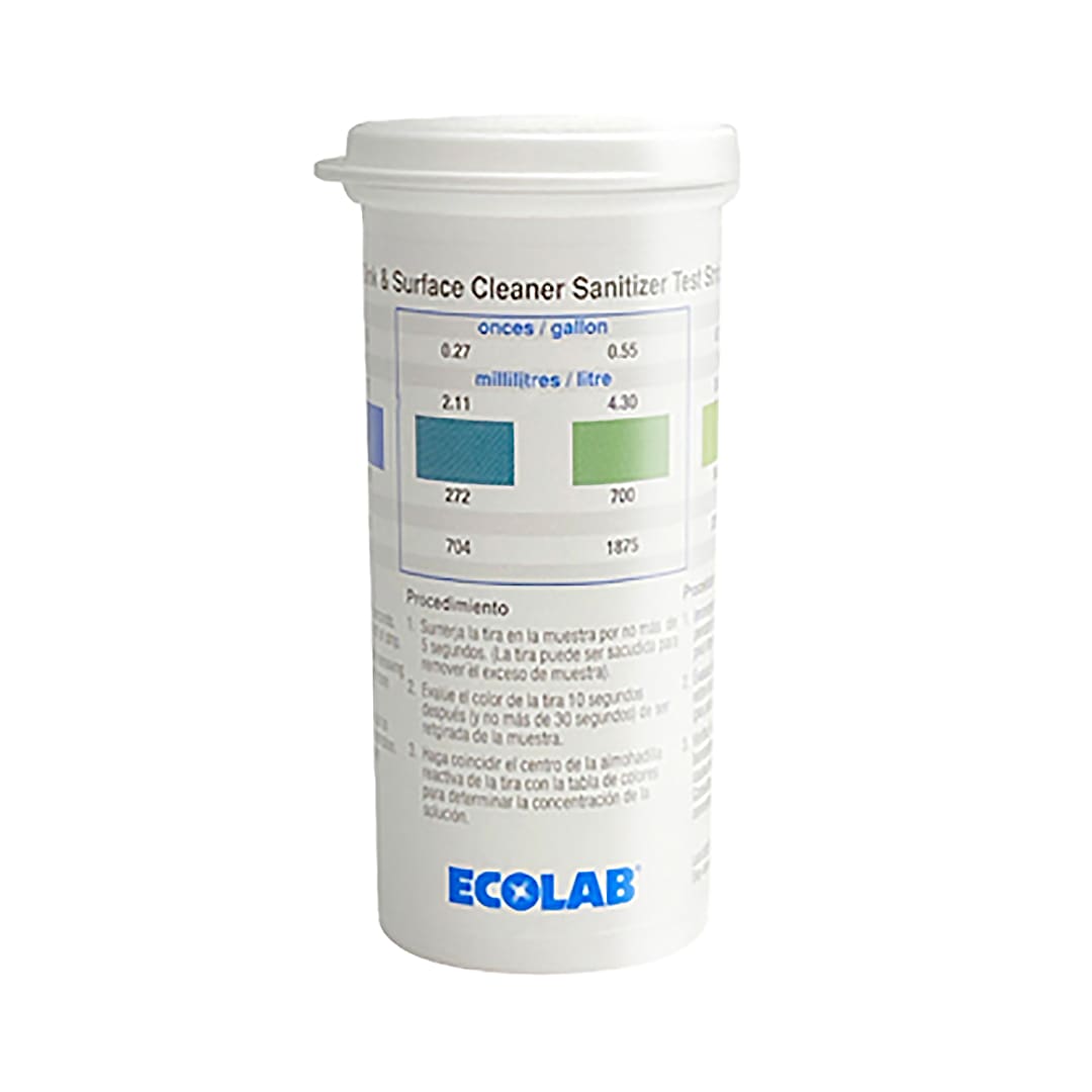 Ecolab 53002284 Sink/Surface Sanitizer Test Strip