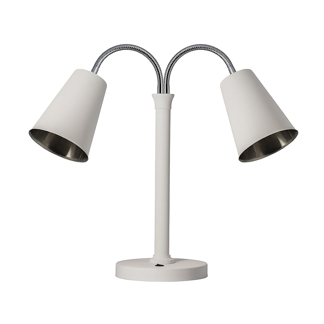 Bon Chef 9670-BIANCO White Bianco Double Bulb Heat Lamp