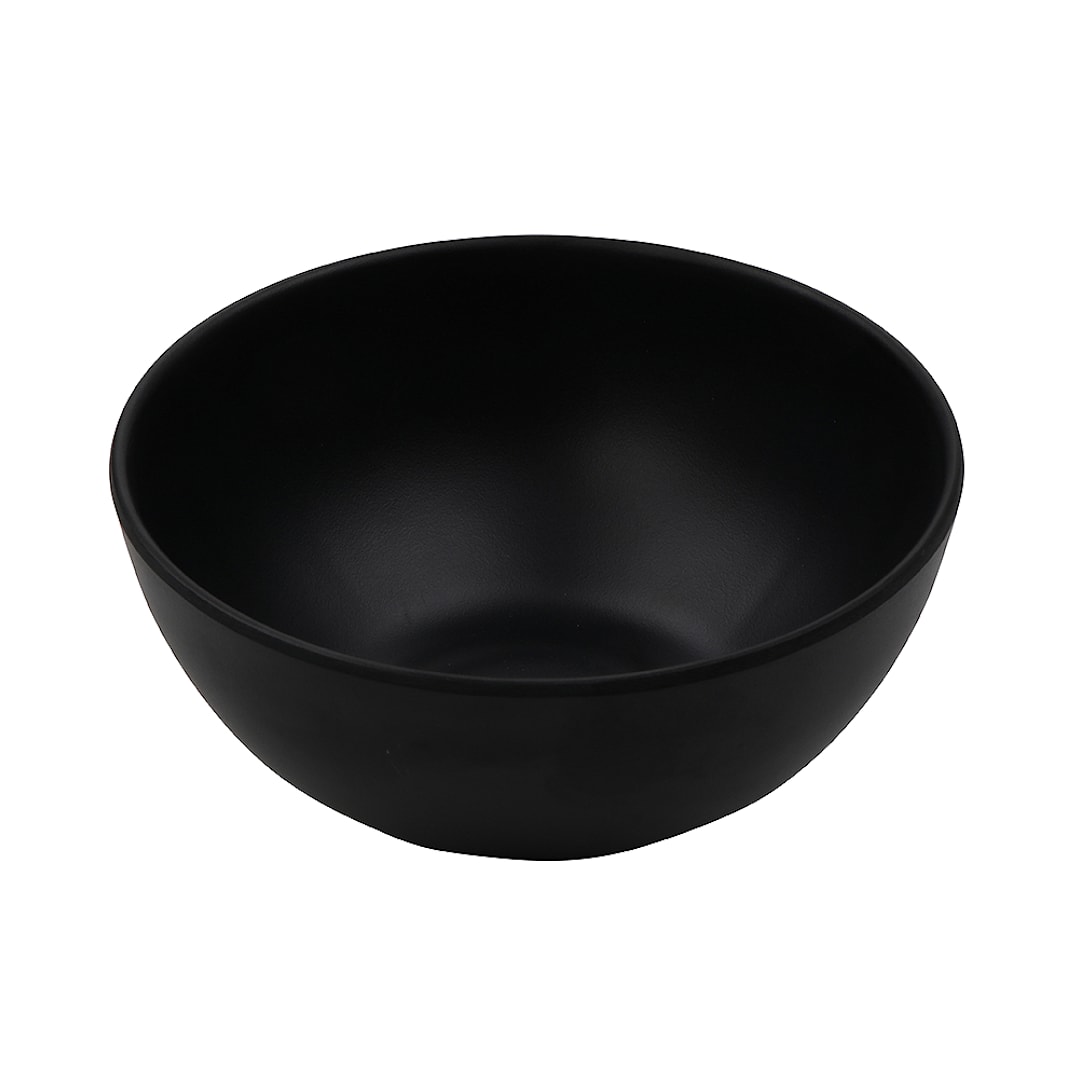 G.E.T. B-101-BK Nara Black 7 Ounce Melamine Bowl
