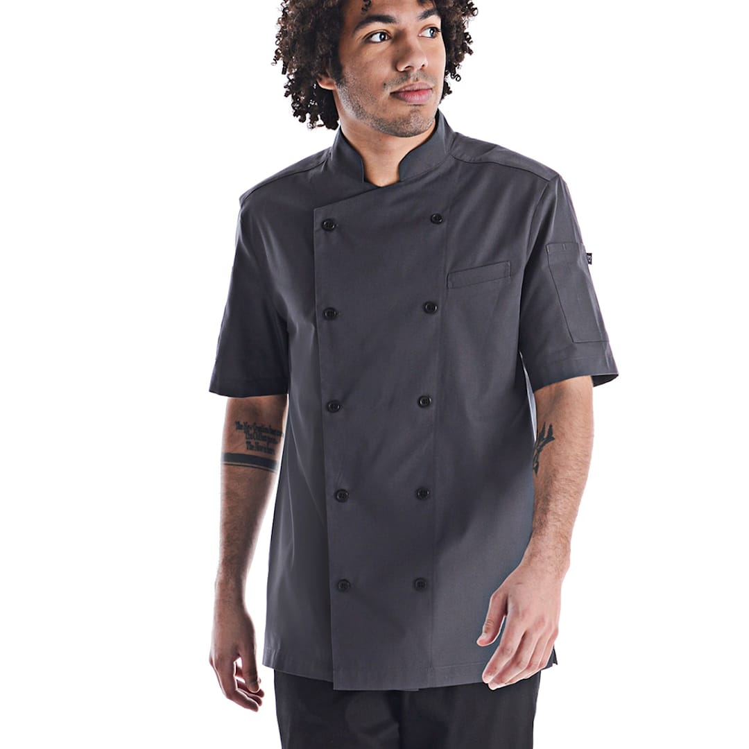 Chefware CW4413-CW105-M (GRAPHITE) Medium Unisex Chef Jacket