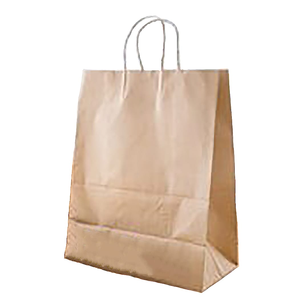 Darling Foodservice Kraft 13" x 7" x 13" Paper Bag