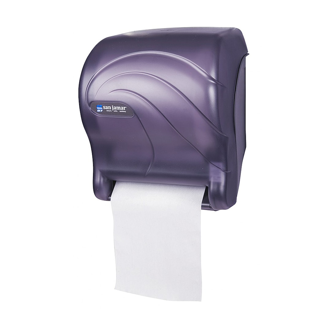 San Jamar T8090TBK Oceans Touchless Roll Towel Dispenser