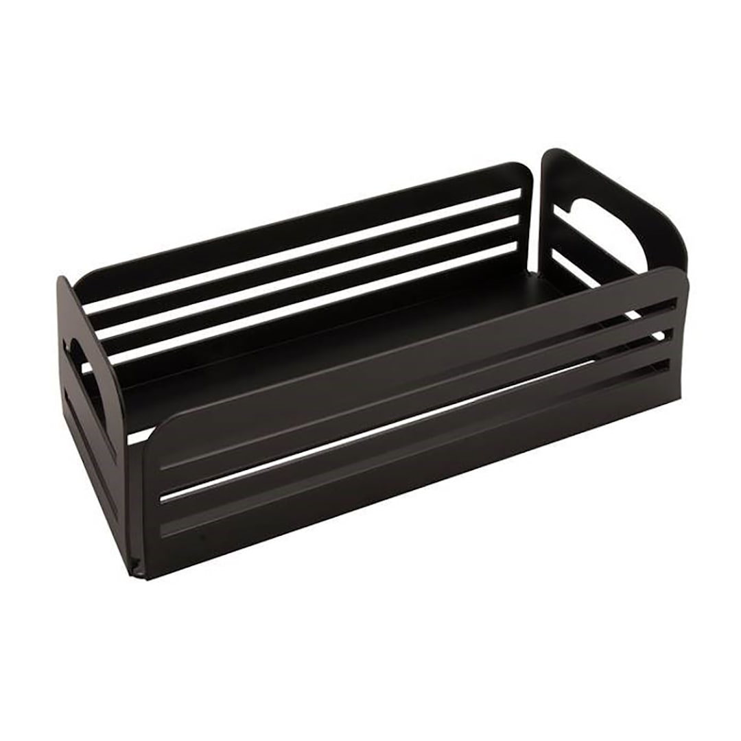 G.E.T. IR-720-MG Metal Gray 12-1/2" x 4-3/8" x 4" Condiment Stand