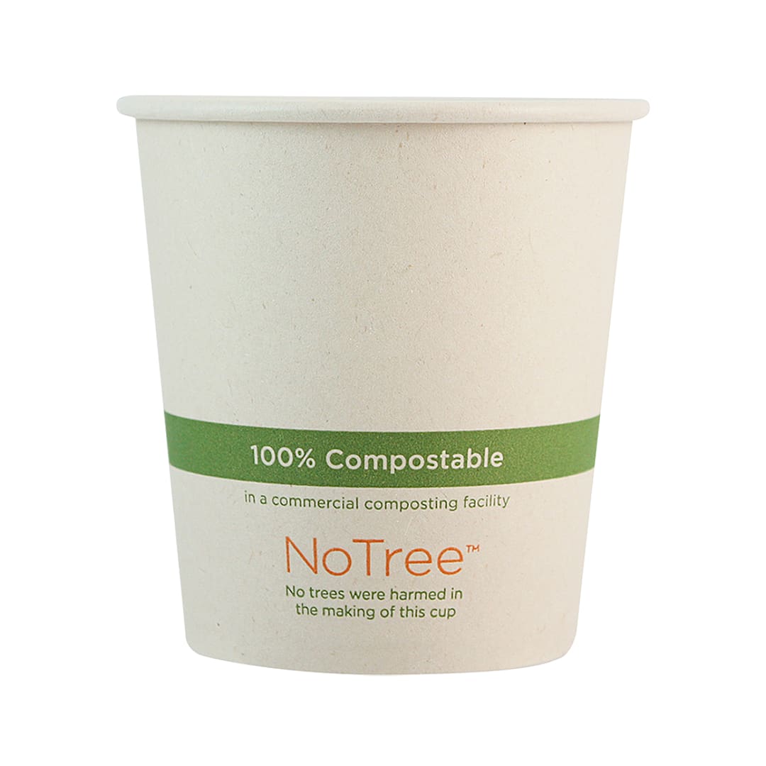 World Centric CU-SU-10 No Tree 10 Ounce Paper Hot Cup - 1000 / CS