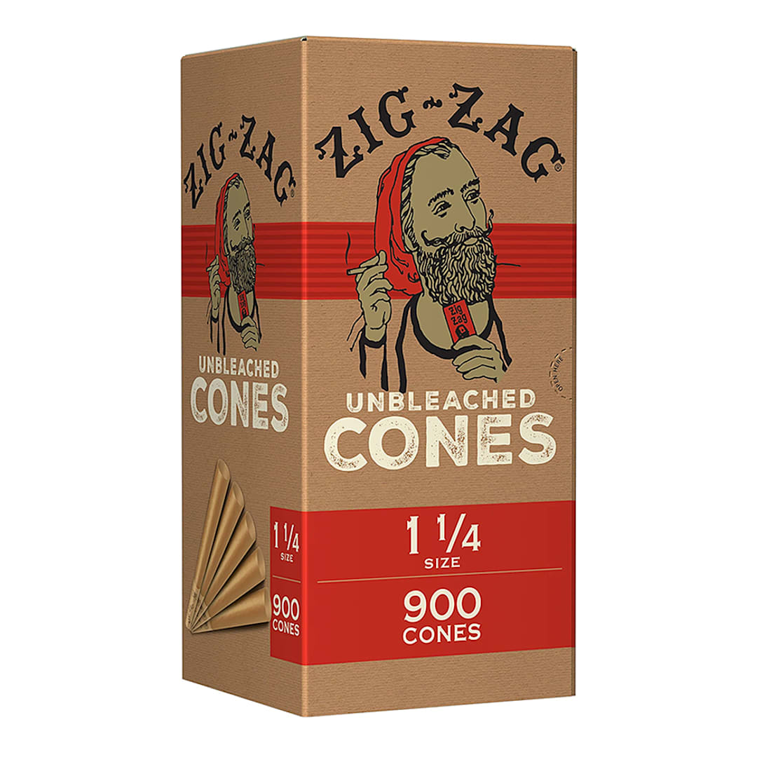 National Tobacco Co. 00803 Zig-Zag Unbleached 1-1/4" Cone - 5400 / CS