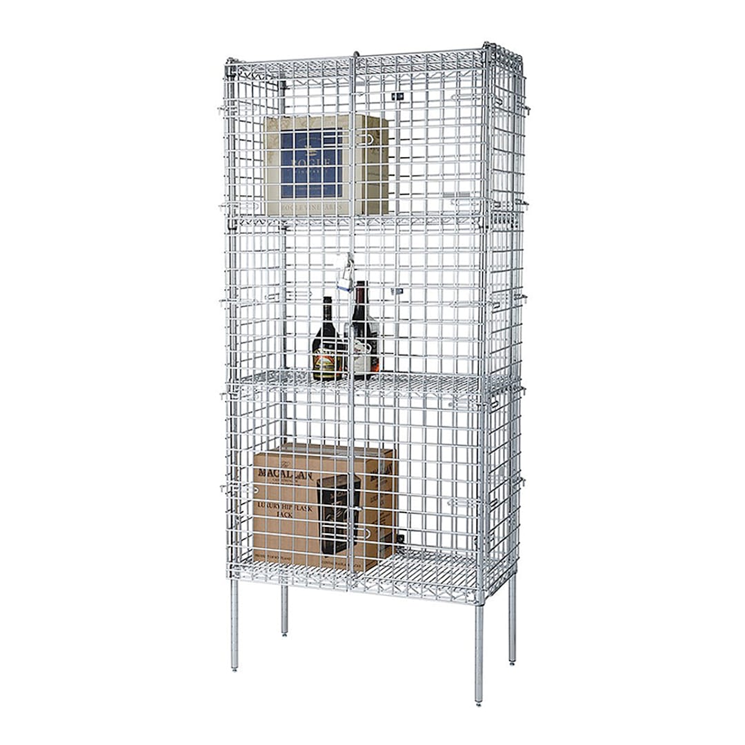 Darling Foodservice Stationary 24" x 36" x 74" Security Cage