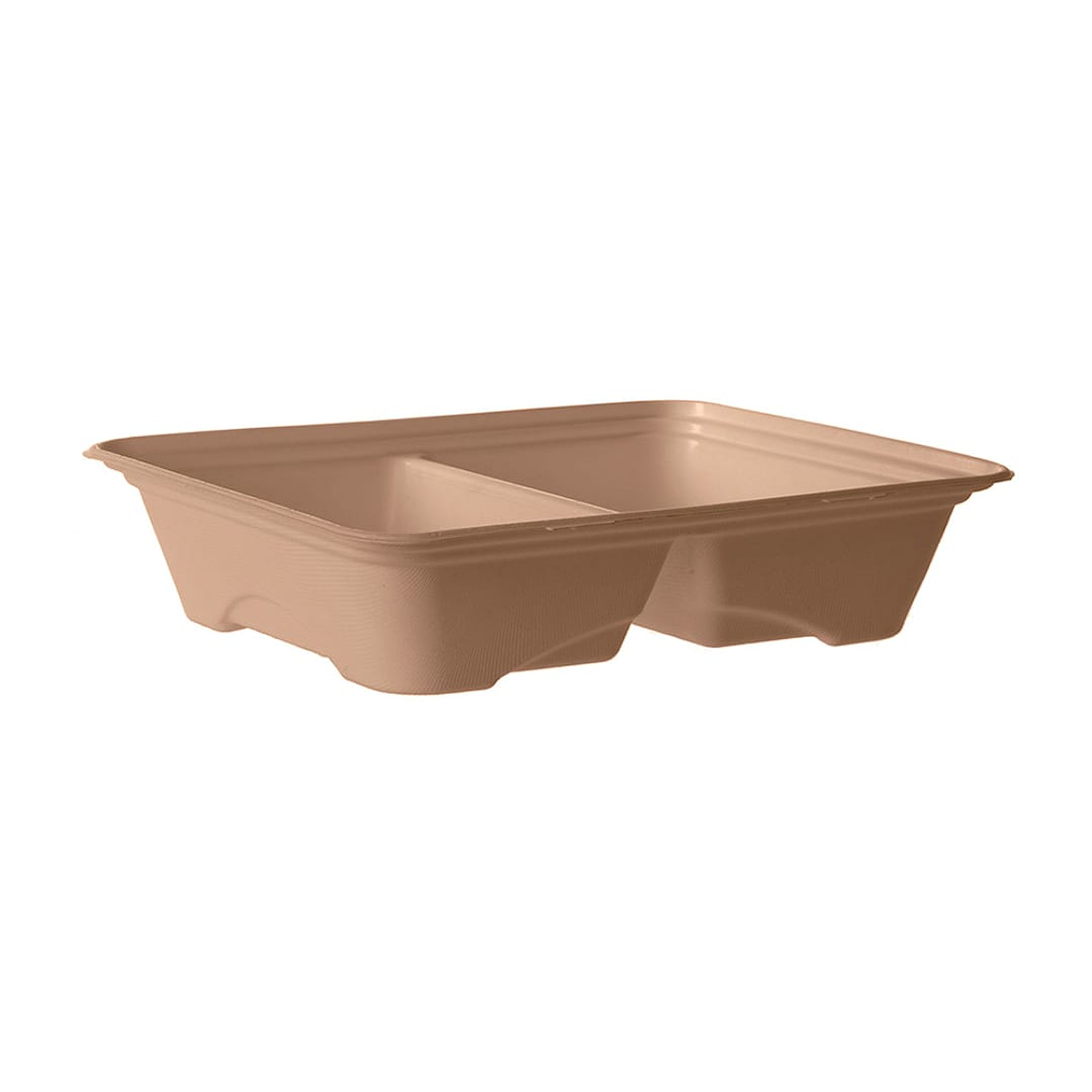 Eco Products EP-NSCTR13102L 2-Compartment Half Size Pan