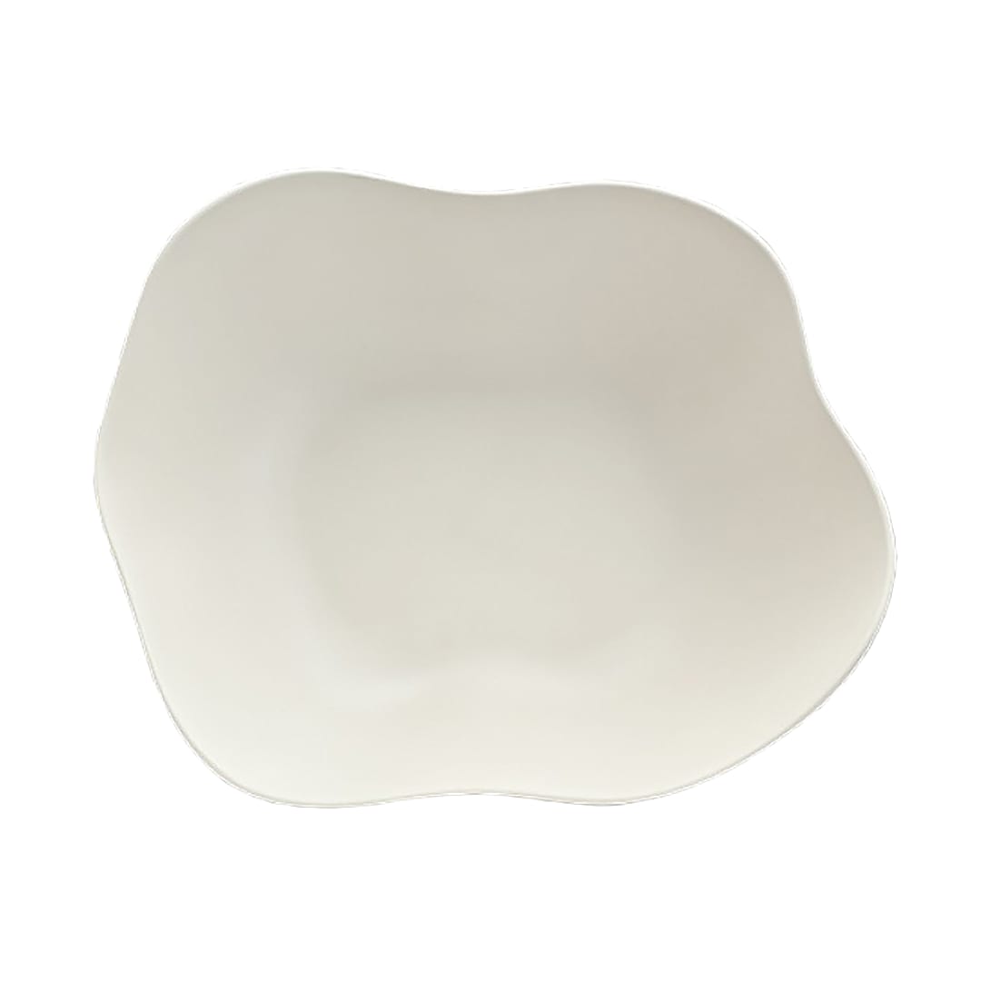Delfin 7002DD005 Marisol Sand Shell 6.75 Quart Salad Bowl - 6 / CS
