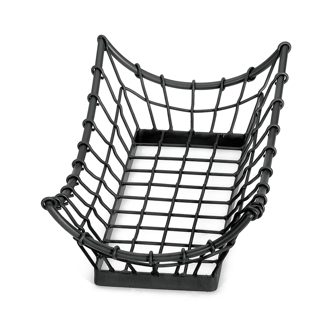 TableCraft GM1608 Grandmaster 15" x 8" Rectangle Wire Metal Basket