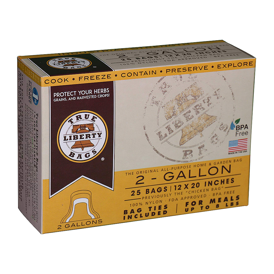 True Liberty 2 Gallon Bags 12" x 20"