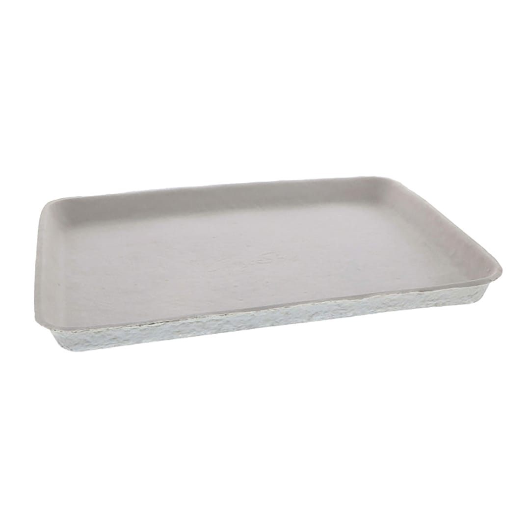 Pactiv M537503 Fiber Blend 9" x 12" Cafeteria Tray