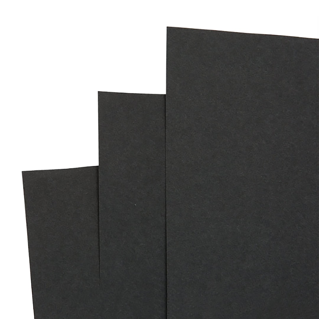 Bunzl STKBLK10141000 Black 10" x 14" Steak Paper - 1000 / CS