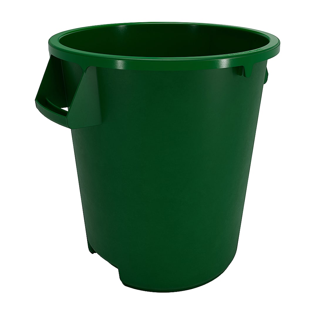 Carlisle 84101009 Bronco Green 10 Gallon Waste Container