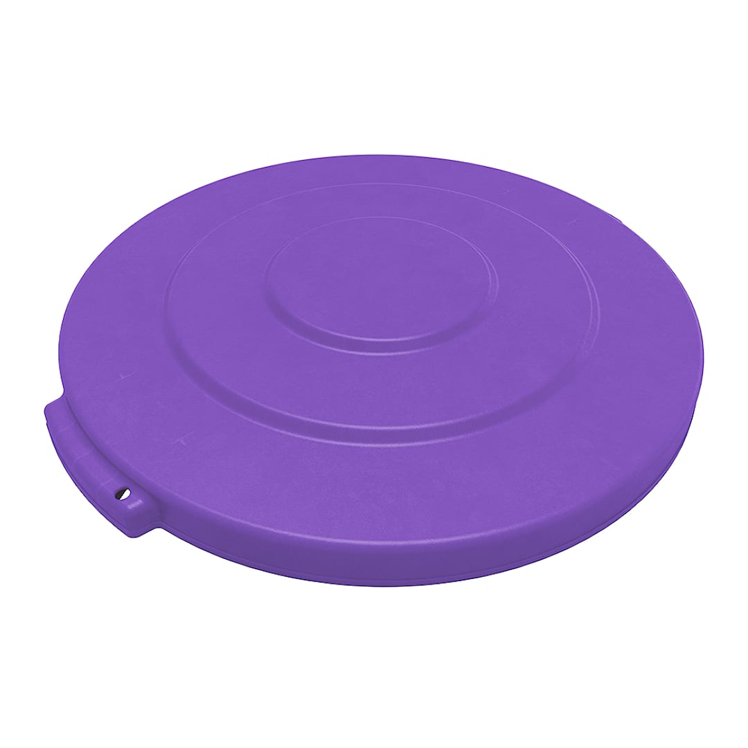 Carlisle 84101189 Bronco Purple 10 Gallon Waste Container Lid