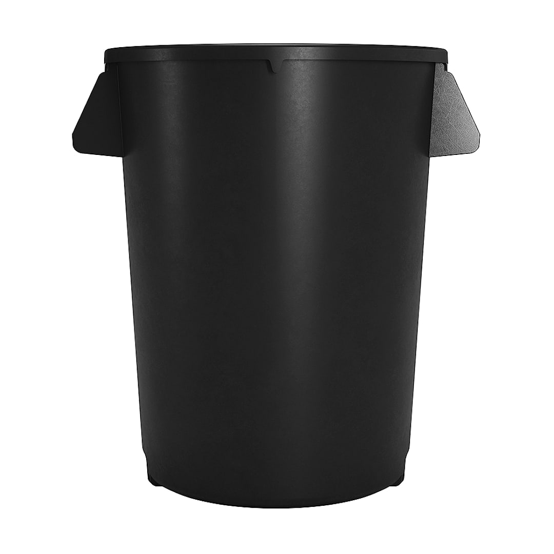 Carlisle 84102003 Bronco Black 20 Gallon Waste Container