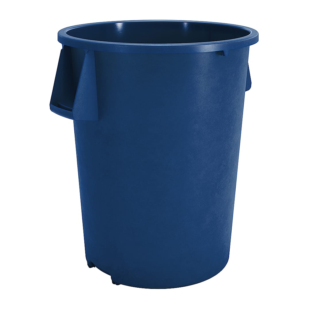 Carlisle 84102014 Bronco Blue 20 Gallon Waste Container