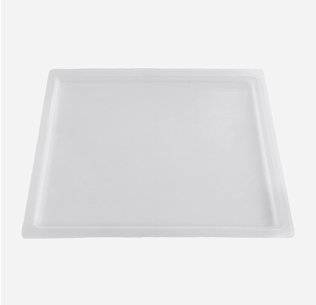 Rosseto BKM021 Frosted Acrylic 19.25 x 14.125" Bakery Tray