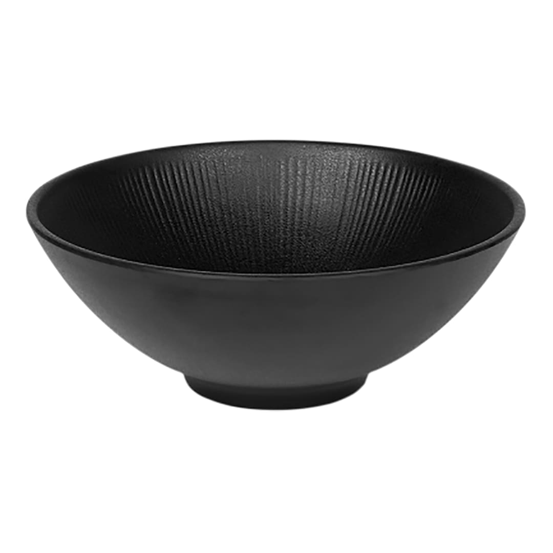 EGS B382950-B Hermosa Black 67 Ounce Round Bowl - 6 / CS